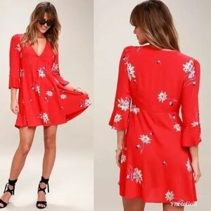 FREE People Time on My Side Floral Wrap Dress